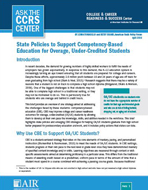 State Policies to Support Competency-Based Education for Overage, Under-Credited Students 